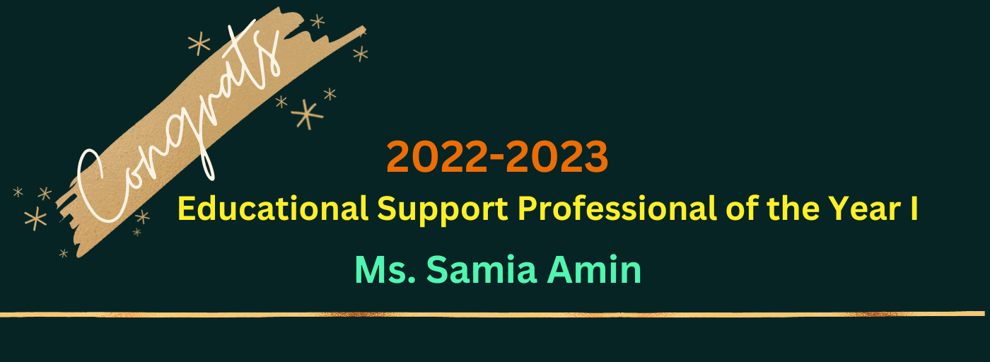 Educational Support Professional of the Year I