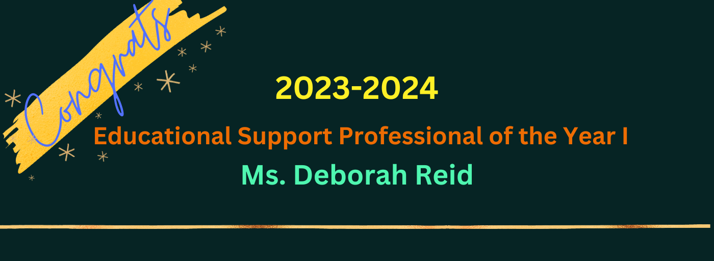 2023-2024 Educational Support Professional of the Year I
